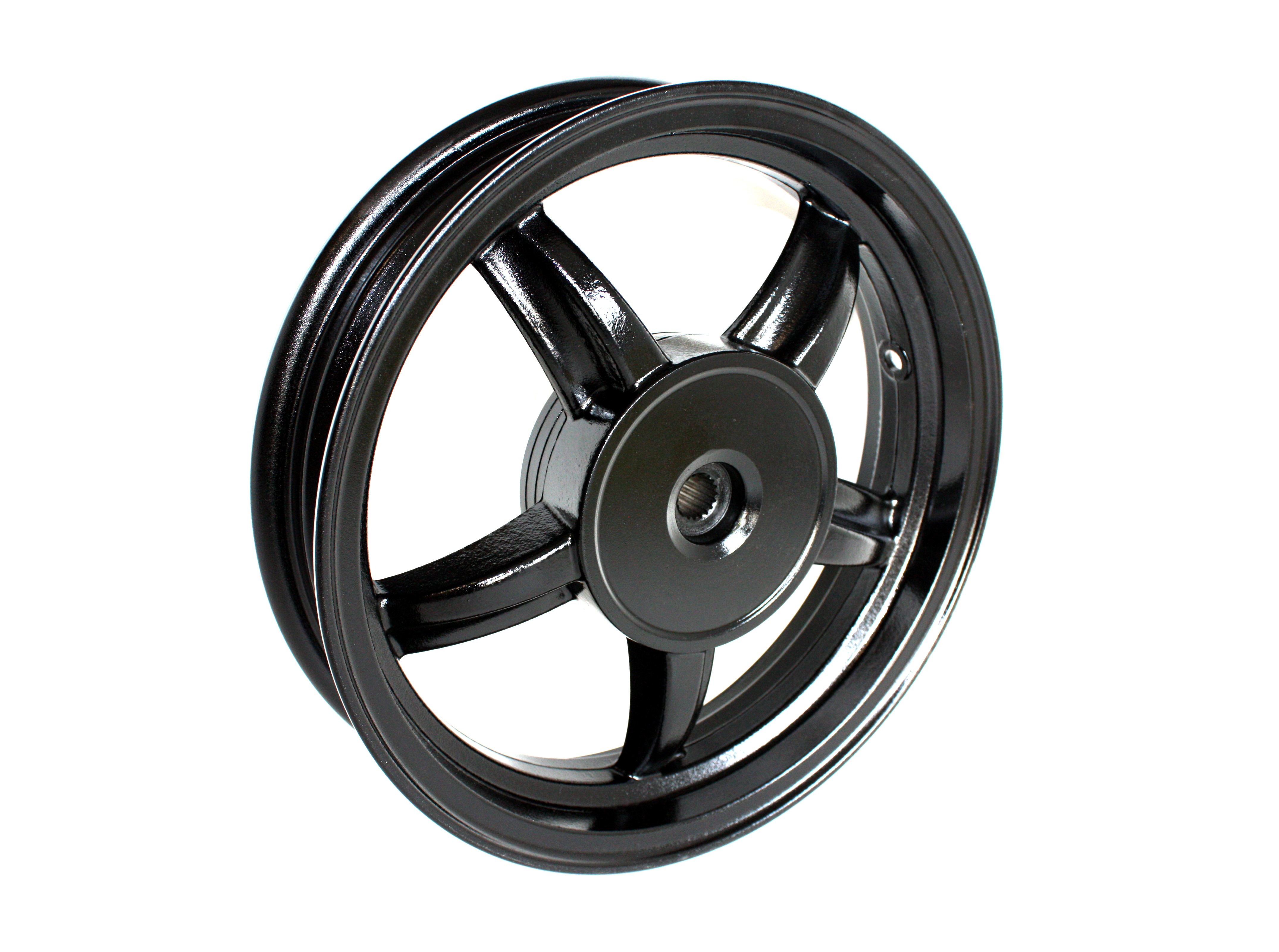 Scooter Rear Wheel - Black - 120/70-12 | Fits: V50, CF50/M2 ...
