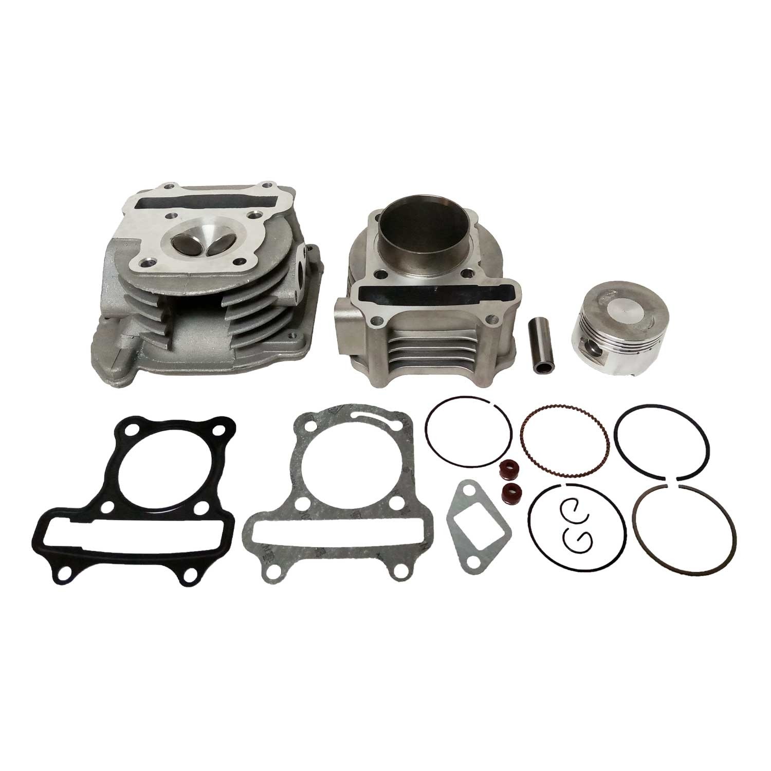 Scooter 50mm Performance Big Bore Kit with 69mm Valves Fits 50cc 4